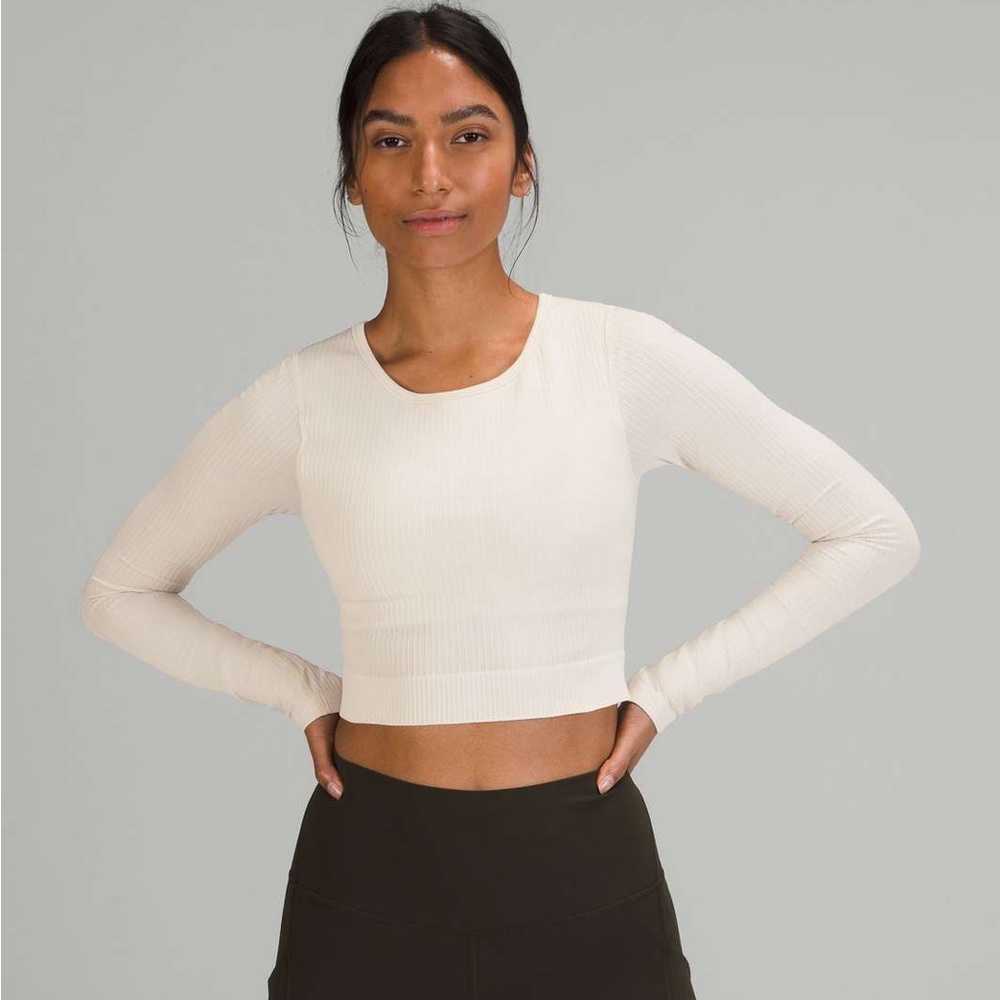 Lululemon Ebb to Street Long Sleeve Crop